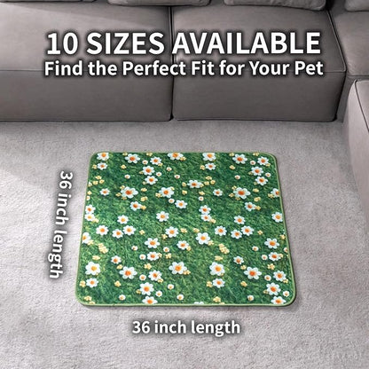 Washable Pee Pads for Dogs, Reusable Puppy Potty Training Pads, Ultra-Absorbent Thick Waterproof Leak-Proof Non-Slip Pads & Mat for Crate, Playpen, Floor, Whelping & Housebreaking , 2 Pack 36"x36"