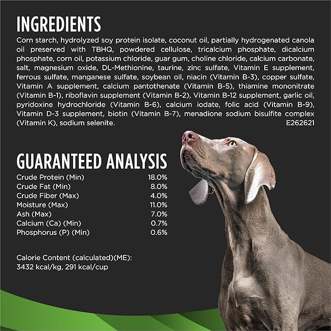 Pro Plan Veterinary Diets Purina HA Hydrolyzed Protein Dog Food Dry Vegetarian Formula - 6 lb. Bag