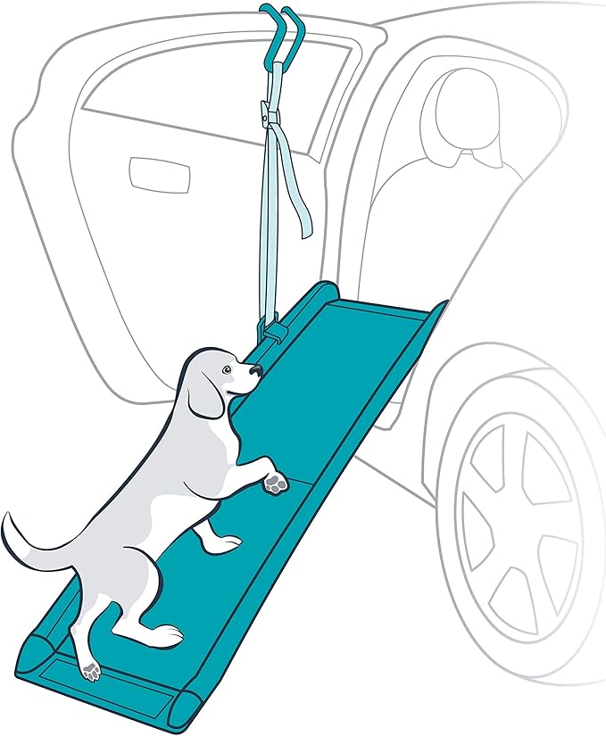 PetSafe Happy Ride Dog Ramp Adaptor - Secure Side Door Entry Support - Portable Ramp Adapter for Cars SUVs & Trucks - Convenient Pet Entry Support - Durable Ramp Connector