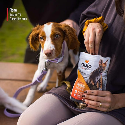 Nulo Trainers Variety Flavors Grain-Free Low-Calorie Healthy Dog & Puppy Training Treats, 4 Ounce Pouch, Pack of 3