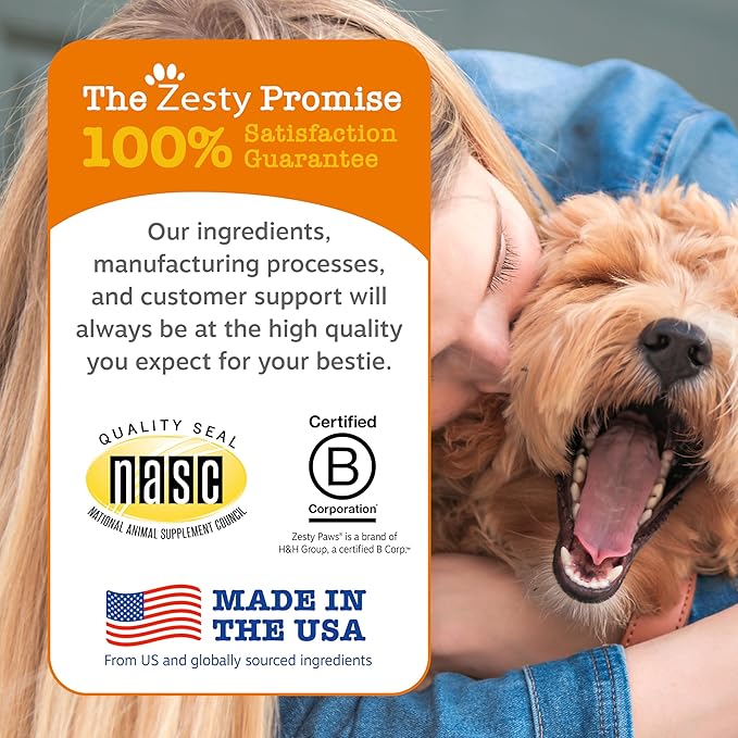 Zesty Paws Training Treats for Dogs & Puppies - Dog Treats for Training - Healthy Dog Chews for Hip, Joint & Muscle Health - for All Breeds and Ages - PB Flavor - 12oz