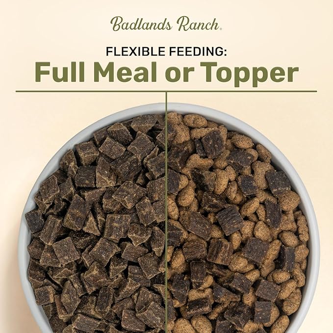 BADLANDS RANCH by Katherine Heigl – Superfood Complete Air-Dried Beef Dog Food – High Protein with Superfoods for Daily Wellness & Consistent Nutrition – 24 oz (Pack of 4)