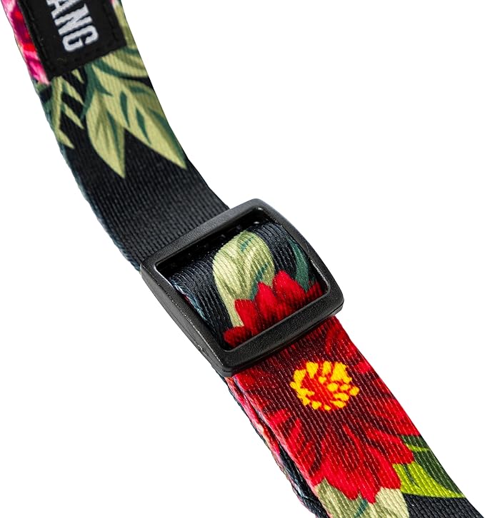 Wolfgang Heavy Duty Martingale Dog Collar with Quick Release Nylon Buckle for Walking & Training, DarkFloral Print, Extra Large
