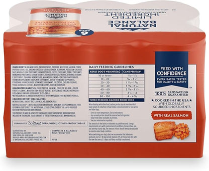 Natural Balance Limited Ingredient Adult Grain-Free Wet Canned Dog Food, Sweet Potato & Salmon Recipe, 13 Ounce (Case of 6)