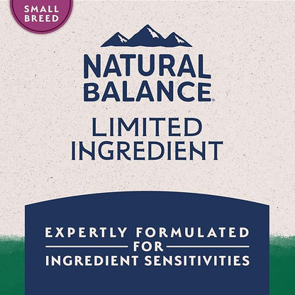 Natural Balance Limited Ingredient Small-Breed Adult Dry Dog Food with Healthy Grains, Lamb & Brown Rice Recipe, 12 Pound (Pack of 1)
