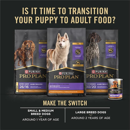 Purina Pro Plan Sport Development 30/20 Chicken and Rice Formula High Protein Dog Food for Puppies - 24 lb. Bag