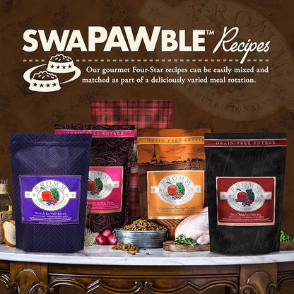 Fromm Four-Star Nutritionals Chicken au Frommage Dog Food - Premium Dry Dog Food - Chicken Recipe - 12 lb