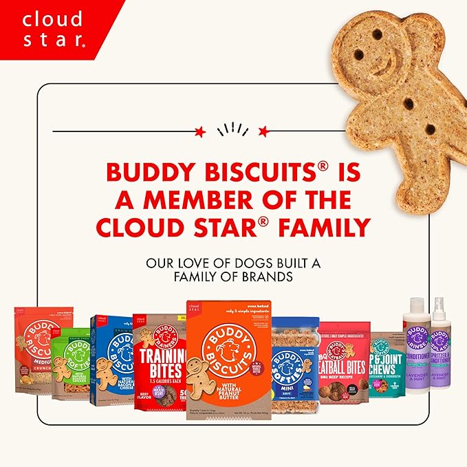 Buddy Biscuits Trainers 10 Oz. Pouch of Training Bites Soft & Chewy Dog Treats Made with Bacon Flavor