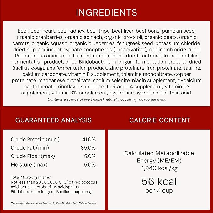 Stella & Chewy's Freeze-Dried Raw Beef Meal Mixers- Dog Food Topper and Mixer - Made with 95% Grass-Fed Beef, Organs & Bone - Perfect for Picky Eaters - Grain-Free - 3.5 oz