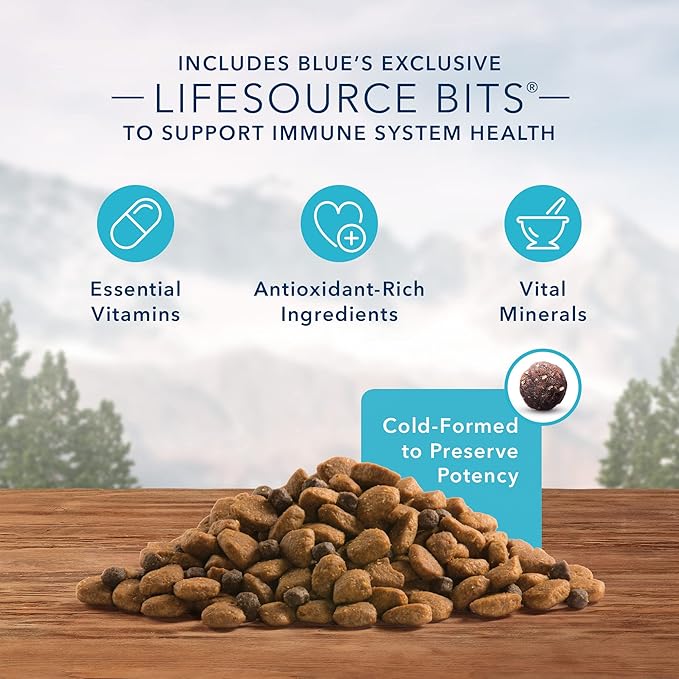 Blue Buffalo Wilderness High Protein Natural Adult Dry Dog Food Plus Wholesome Grains, Chicken 11-lb