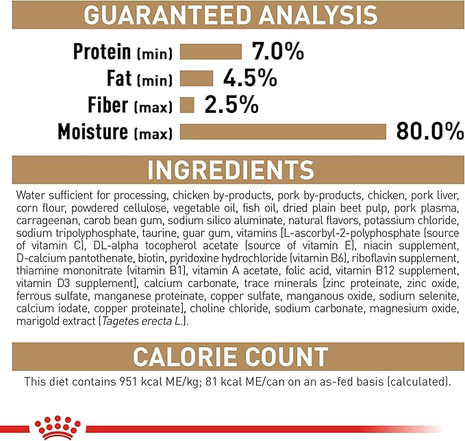Royal Canin Breed Health Nutrition Yorkshire Terrier Adult Loaf in Sauce Dog Food, 3 oz (Pack of 24)