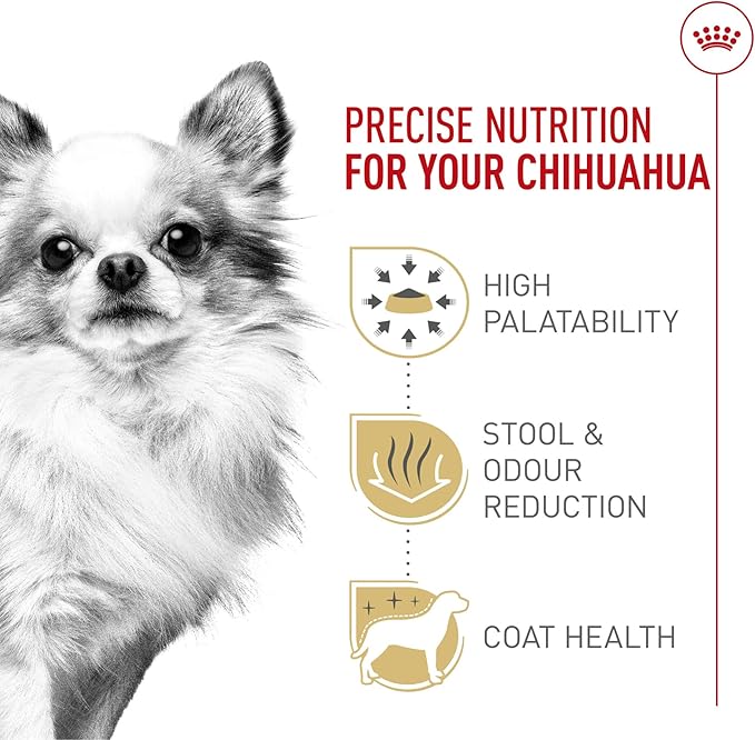 Royal Canin Chihuahua Adult Breed Specific Dry Dog Food, 10 Pounds. Bag