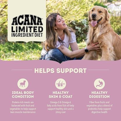 ACANA Singles Limited Ingredient Grain Free High Protein Dry Dog Food Lamb & Apple Recipe 4.5lb Bag