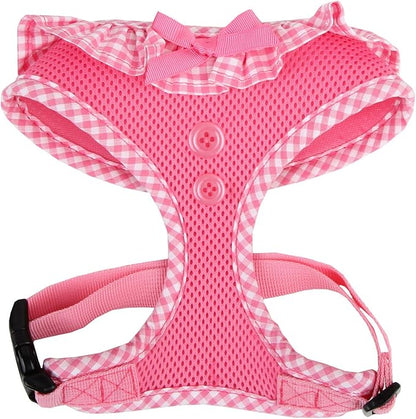 Authentic Puppia Vivien Harness, Pink, Small