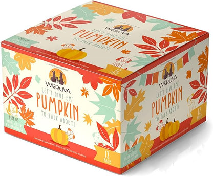 Weruva Classic Dog Food, Let's Give Em' Pumpkin to Talk About Variety Pack, 5.5oz Can (Pack of 12)