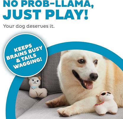 Outward Hound Hide A Llama Plush Dog Toy Puzzle