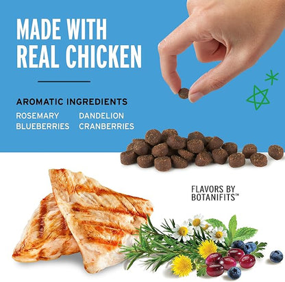Pet Botanics 4 oz. Pouch Training Rewards Mini Soft & Chewy, Chicken Flavor, with 200 Treats Per Bag, The Choice of Top Trainers (Pack of 2)
