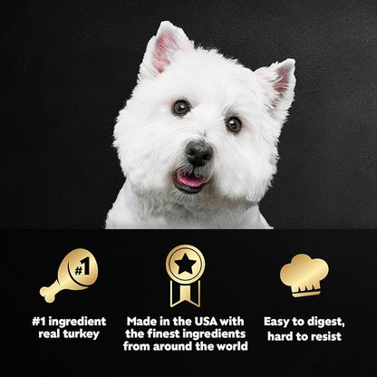 Cesar Classic Loaf in Sauce Adult Wet Dog Food Turkey Recipe, Wet Food for Dogs, 3.5 oz Easy Peel Trays, 24 Count