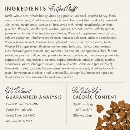 Fromm Four-Star Nutritionals Zealambder Dog Food - Premium Dry Dog Food - Lamb Recipe - 26 lb
