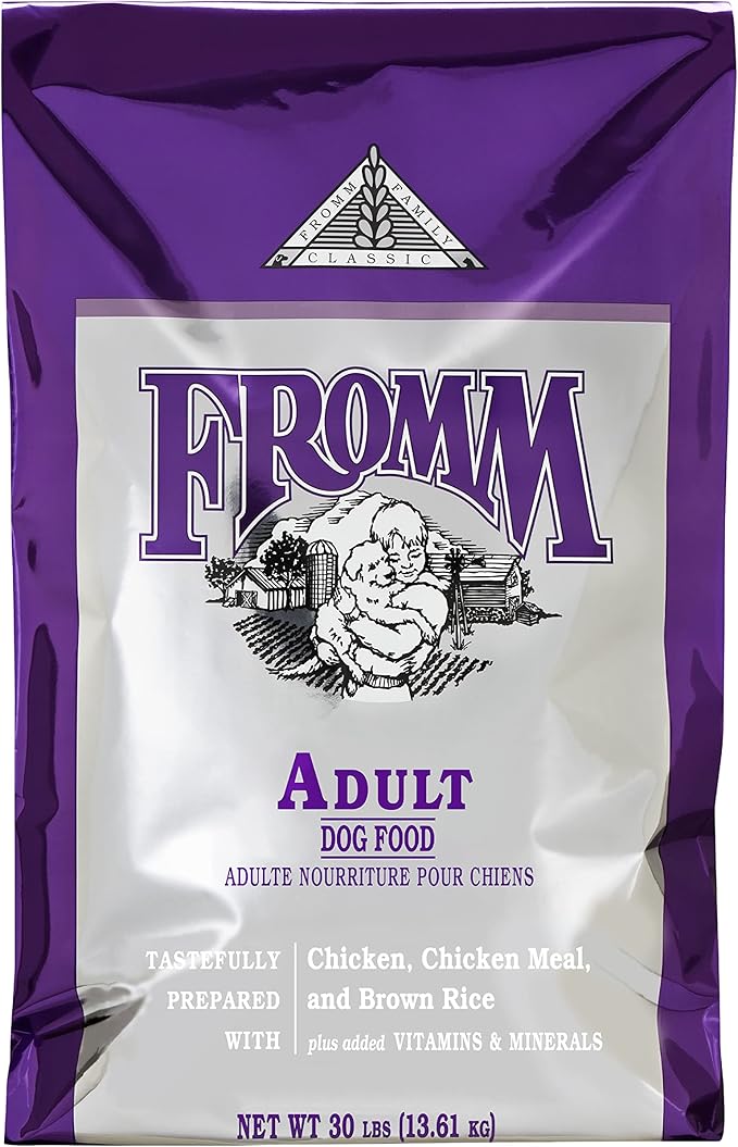 Fromm Classic Adult Dog Food - Premium Dry Dog Food for Large, Medium, & Small Breeds - Chicken Recipe - 30 lb