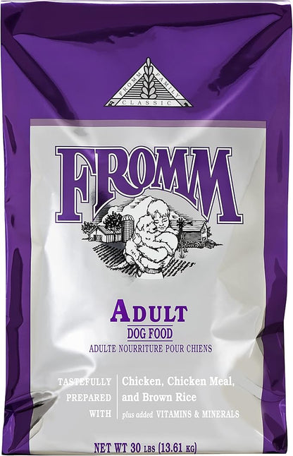 Fromm Classic Adult Dog Food - Premium Dry Dog Food for Large, Medium, & Small Breeds - Chicken Recipe - 30 lb