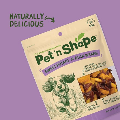 Pet 'n Shape Sweet Potato Chews Jerky Dog Treats - 16 Ounce