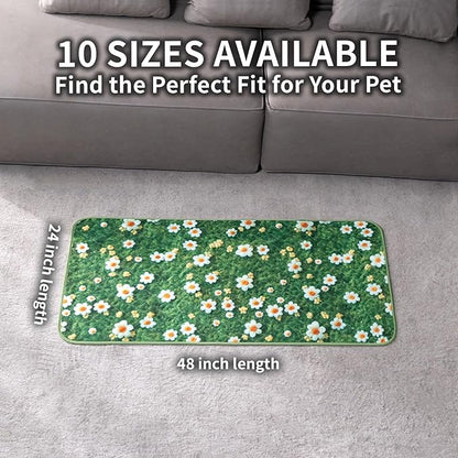 Washable Pee Pads for Dogs, Reusable Puppy Potty Training Pads, Ultra-Absorbent Thick Waterproof Leak-Proof Non-Slip Pads & Mat for Crate, Playpen, Floor, Whelping & Housebreaking , 2 Pack 24"x48"