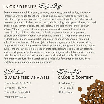 Fromm Four-Star Nutritionals Salmon A La Veg Dog Food - Premium Dry Dog Food - Salmon Recipe - 12 lb