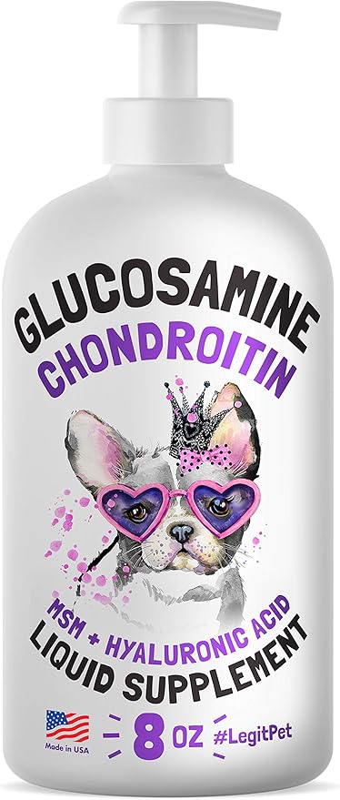Cranberry UTI Chews for Dogs Bladder Support + D-Mannose Supports Kidney Urinary Tract 30 Chews and Liquid Glucosamine for Dogs Bacon Flavour with Chondroitin, MSM & Hyaluronic Acid 8 oz