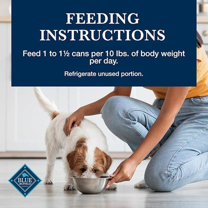Blue Buffalo Homestyle Recipe Natural Adult Healthy Weight Wet Dog Food, Chicken 12.5-oz can (Pack of 12)