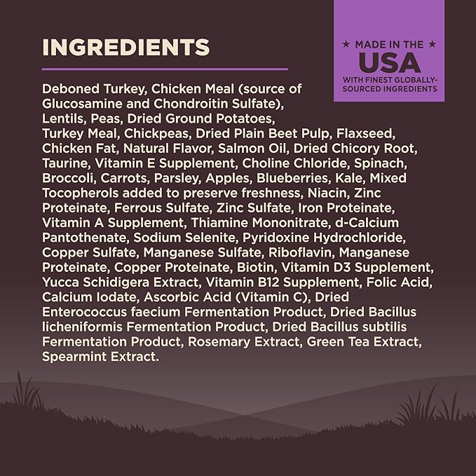 Wellness CORE Senior Dry Dog Food, Grain-Free, High Protein, Natural, Age Advantage Turkey & Chicken Recipe, (12-Pound Bag)