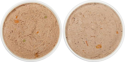 Amazon Brand – Wag Wet Dog Food Cups, Variety Packs Chicken & Lamb Pate, 3.5oz (12 Pack)