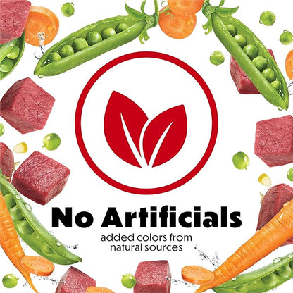 Beneful Purina Originals with Farm-Raised Beef Natural Dog Food Dry Recipe with Added Vitamins, Minerals and Nutrients - 3.5 lb. Bags, (Pack of 8)