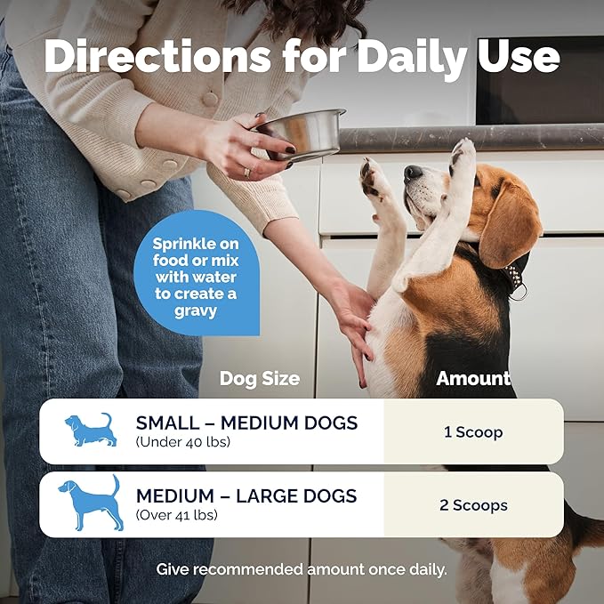 Vetnique Glandex Daily Probiotics for Dogs with Prebiotics to Support Gut Health, Diarrhea with Fiber and Digestive Enzymes, Dog Probiotic Powder (8.5oz Powder, Pork Powder)