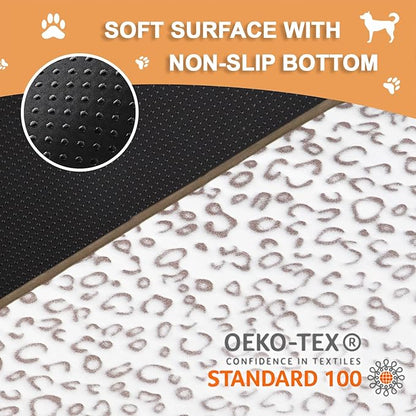 Qeils Reusable Puppy Pads, 2 Pack Washable Pee Pads for Dogs, Waterproof Non Slip Wee Wee pad, Absorbent and Leakproof Training Mats for Potty, Crate, Playpen, Bed, Sofa, 16"x 30"