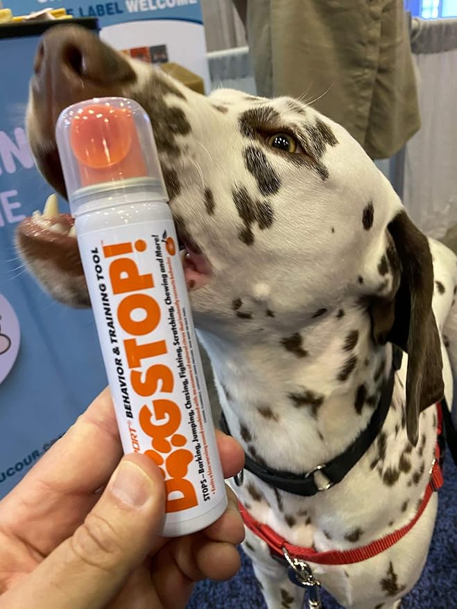 Dog Stop! - Stop Barking, Jumping, Chasing, Fighting, Scratching, Chewing, Biting & More! Safe, Humane, Effective Pet Behavior Correcting and Training Tool