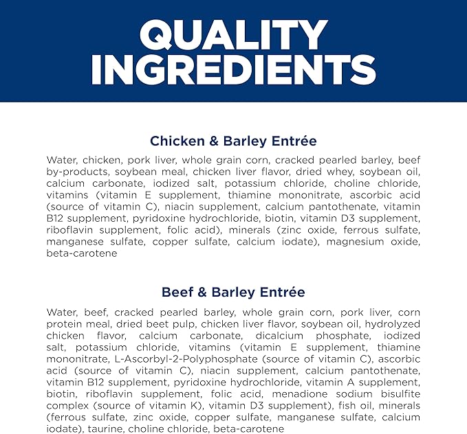 Hill's Science Diet Adult 1-6 Small & Mini Wet Dog Food, Beef & Barley Entrée, 5.8 oz. Cans, 12-Pack
