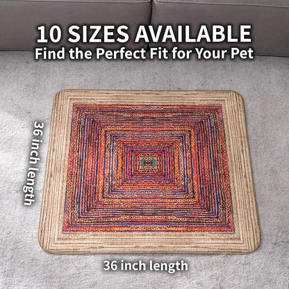 Washable Pee Pads for Dogs, Reusable Puppy Potty Training Pads, Ultra-Absorbent Thick Waterproof Leak-Proof Non-Slip Pads & Mat for Crate, Playpen, Floor, Whelping & Housebreaking , 2 Pack 36"x36"