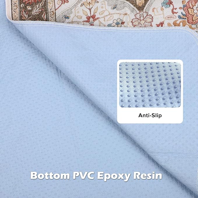 INVENHO 2PACK Washable Pee Pads for Dogs 60"x48" Reusable Dog Pads Extra Large Upgrade Non-Slip Dog Pee Pads Heavy Absorbency Puppy Pee Pads Quick Dry Whelping Pads/Waterproof Puppy Training Pad