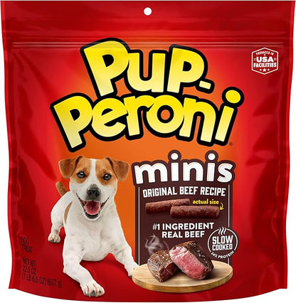 Pup-Peroni Minis Original Beef Recipe Dog Treats, 22.5 Oz. Bag
