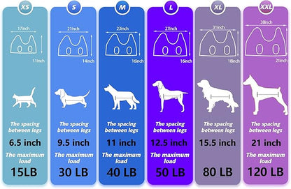 ATESON Dog&Cat Grooming Hammock - Pet Harness for Grooming Nail Trimming (XS 15lb), Dog Sling for Nail Clipping, Dog Hanging Holder for Cutting Nail with Nail Clippers