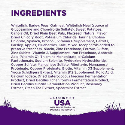 Wellness Complete Health Dry Dog Food, Wholesome Grains, Natural, Whitefish & Sweet Potato Recipe, (30-Pound Bag)