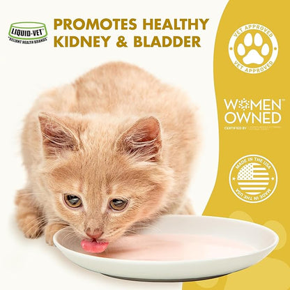 LIQUID-VET Feline Kidney & Bladder Advanced Formula, Chicken Flavor, 8 oz