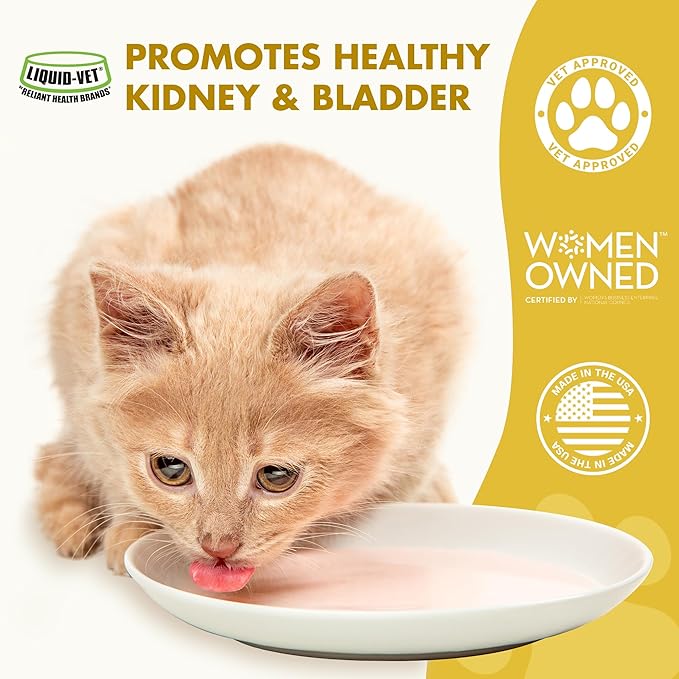 LIQUID-VET Feline Kidney & Bladder Advanced Formula, Plain, 8 oz