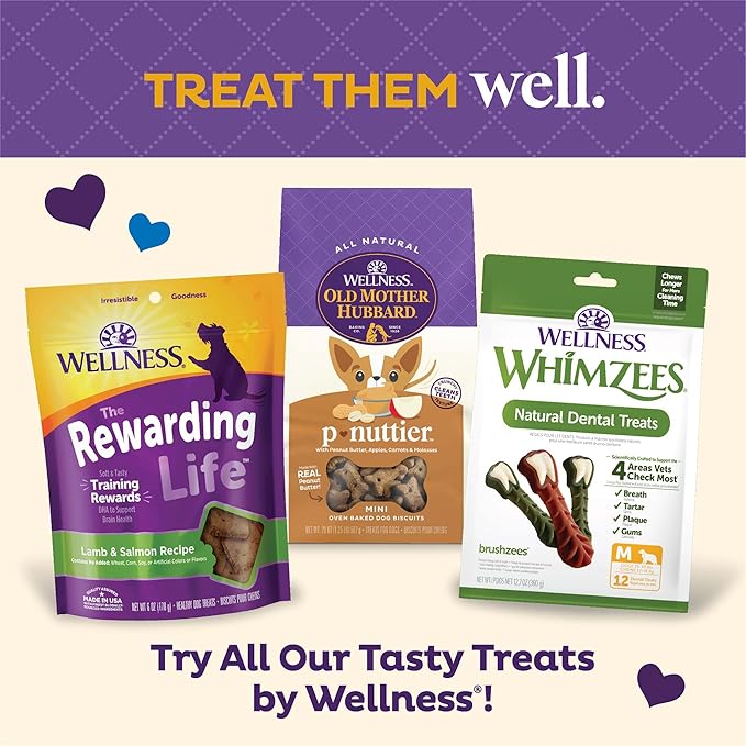 Old Mother Hubbard Wellness Original Mix Dog Biscuits,Natural,Training Treats,Four Flavors,Small Size,(6 Pound Bag),(Pack of 2)