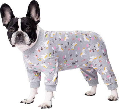 Dog Surgery Recovery Suit, Long Sleeve Onesie for Small Dogs, X-Large, Horse, Polycotton