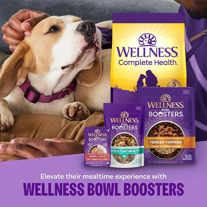 Wellness Complete Health Dry Dog Food, Wholesome Grains, Natural, Healthy Weight Chicken & Peas Recipe, (26-Pound Bag)
