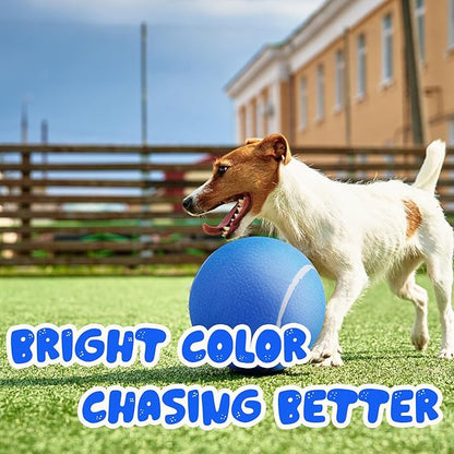 Banfeng Big Tennis Ball for Dogs, Giant Dog Tennis Ball Toy Large Outdoor Sports Gift for Small Medium Large Dog (Blue, 9.5 inch)