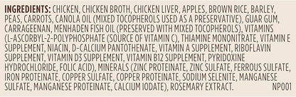 Nutrish Premium Paté Wet Dog Food,Real Chicken & Apple Recipe Whole Health Blend,13 oz. Can,(Rachael Ray),(Pack of 24)