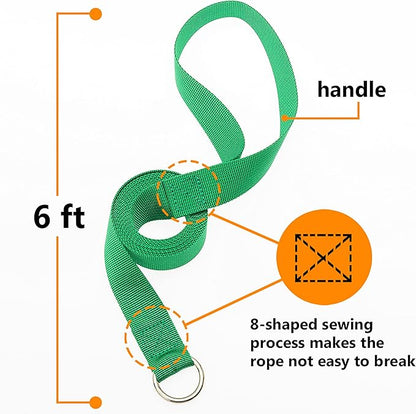 Slip Lead Dog Leash - 10 pcs Colorful 6 FT Short Dog Leashes with O-Ring for Small Large Dogs Puppy Cats Walking Training Running Rescues Grooming Shelter,etc.